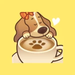 Logo of Dog Cafe Tycoon android Application 