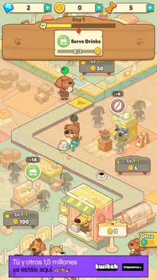 Dog Cafe Tycoon android App screenshot 9