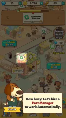 Dog Cafe Tycoon android App screenshot 3